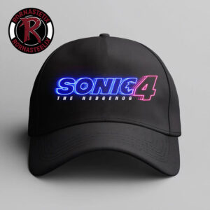 Sonic The Hedgehog 4 Movie Logo Hat Cap