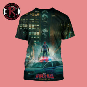 Spider Man And The Punisher vs Grey Hulk In Spider-Man Brand New Day Art By Cesar Castillo Marquez All Over Print Shirt