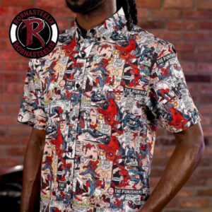 Spider Man Punishing Panels Kunuflex RSVLTS Hawaiian Shirt