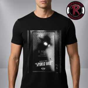 Spider-Noir Live Action Series First Poster Starring Nicolas Cage Private Investigator Release In 2026 Unisex T-Shirt