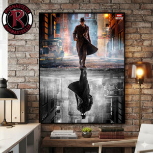 Spider Noir Official Poster For Trailer Spider Noir Released February 13 2026 Poster Canvas Decor