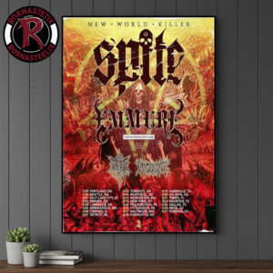 Spite And Emmure United States Tour 2026 New World Killer Schedule Tour Dates Poster Canvas Decor