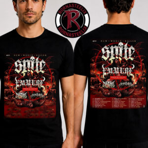 Spite Band New World Killer Europe UK Tour 2027 Schedule Tour Dates Unisex T Shirt Two Side