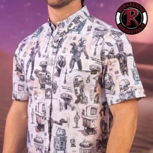 Star Wars Droid Drawings RSVLTS Man And Women Hawaiian Shirt