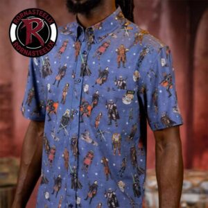 Star Wars Retro Mando Star Wars Day 2026 May the 4th Be With You RSVLTS Hawaiian Shirt