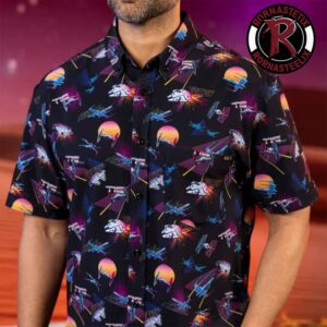 Star Wars Synthwave Dogfight RSVLTS Man And Women Hawaiian Shirt