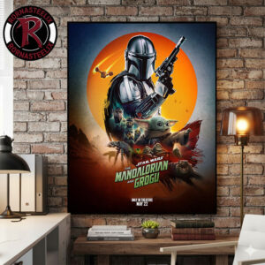 Star Wars The Mandalorian and Grogu New Poster Only In Theaters May 22 2026 Poster Canvas Decor