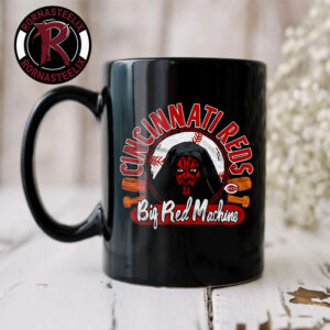 Star Wars x Cincinnati Reds Dark Side Homage Star Wars Day 2026 Cincinati Reds Big Red Machine Mug Cup