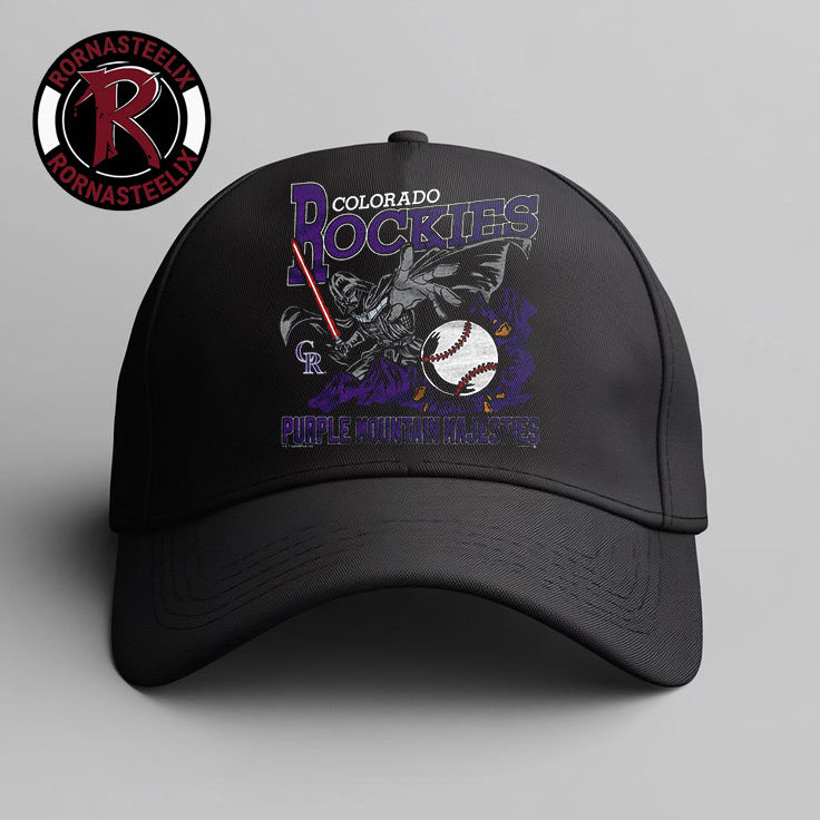 Star Wars x Colorado Rockies Dark Side Homage Star Wars Day 2026 Purple Mountain Majesies Hat Cap Star Wars x Colorado Rockies Dark Side Homage Star Wars Day 2026 Purple Mountain Majesies Hat Cap