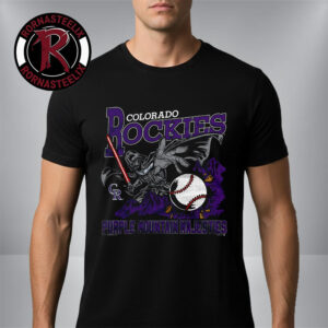 Star Wars x Colorado Rockies Dark Side Homage Star Wars Day 2026 Purple Mountain Majesies Unisex T-Shirt