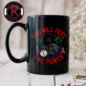 Star Wars x Los Angeles Angels Dark Side Homage Star Wars Day 2026 You Will Feel The Power Mug Cup