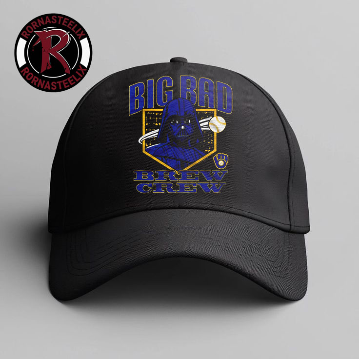 Star Wars x Milwaukee Brewers Dark Side Homage Star Wars Day 2026 Big Bad Brew Crew Hat Cap Star Wars x Milwaukee Brewers Dark Side Homage Star Wars Day 2026 Big Bad Brew Crew Hat Cap