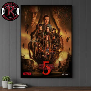 Stranger Things 5 The Finale Art By Kyle Lambert Poster Canvas Decor