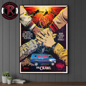 Stranger Things 5 x Butcher Billy Season 5 Chapter One The Crawl Poster Canvas Decor