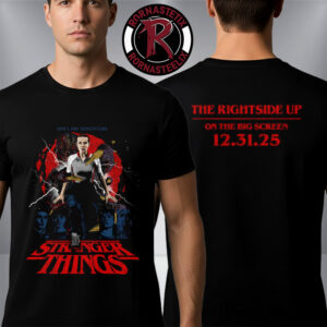 Stranger Things One Last Adventure Rucking Fotten x Upside Down Unisex T-Shirt Two Sided
