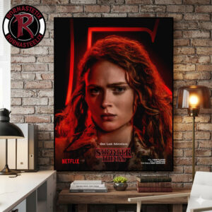 Stranger Things Season 5 One Last Adventure Max Mayfield Poster Canvas Decor