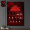 Stranger Things The World Is Turning Upside Down Netflix Seires Poster Canvas Decor Stranger Things The World Is Turning Upside Down Netflix Seires Poster Canvas Decor