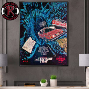Stranger Things x Billy Butcher Stranger Things 5 Chapter 3 The Turnbow Trap Poster Canvas Decor