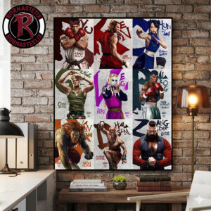 Street Fighter Movie Official Characters Poster On Theaters October 16 2026 Poster Canvas Decor