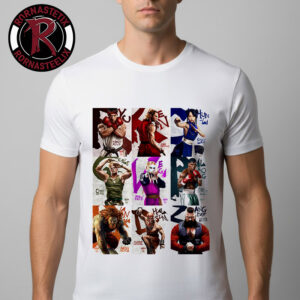 Street Fighter Movie Official Characters Poster On Theaters October 16 2026 Unisex T-Shirt