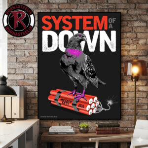 System Of A Down CDMX Mexico City At Estadio GNP Seguros On May 28 2026 Poster Canvas Decor