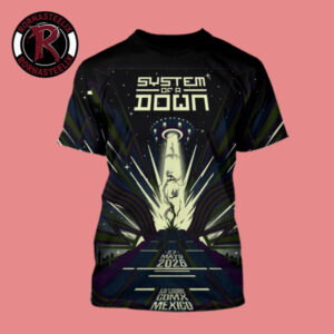System Of A Down Event Show At Estadio GNP Seguros CDMX Mexico Night 1 On May 27 2026 Black Version All Over Print Shirt