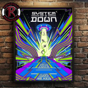System Of A Down Event Show At Estadio GNP Seguros CDMX Mexico Night 1 On May 27 2026 Poster Canvas Decor