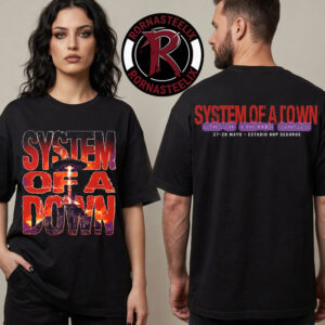 System Of A Down x Mercadorama 2026 CDMX 2026 Exclusive Tee At Estadio GNP Seguros Ciudad De Mexico On May 27 28 2026 Mexico City Unisex T Shirt Two Sided