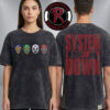 System Of A Down x Mercadorama 2026 CDMX 2026 Pop Up Exclusive Tee At Estadio GNP Seguros Ciudad De Mexico On May 27 28 2026 Mexico City Washed T Shirt