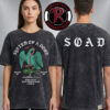 System Of A Down x Mercadorama 2026 CDMX 2026 Pop Up Limited Tee At Estadio GNP Seguros Ciudad De Mexico On May 27 28 2026 Mexico City Washed T Shirt