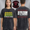 System Of A Down x Mercadorama CDMX 2026 Pop Up Tee Lucha Libre Maskes At Estadio GNP Seguros Ciudad De Mexico On May 27 28 2026 Mexico City Washed T Shirt