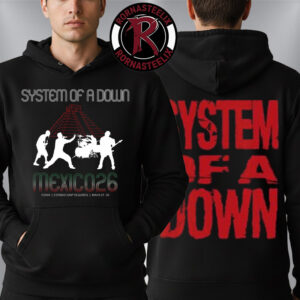 System Of A Down x Mercadorama CDMX 2026 Pop Up Shop Mexico City Merch On May 27 28 2026 Unisex Hoodie Two Side