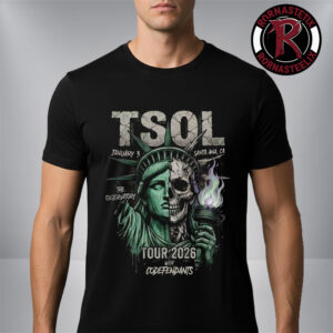 TSOL Band Tour 2026 At The Observatory Santa Ana California On January 3 2026 Unisex T-Shirt