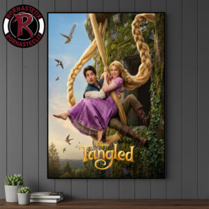 Tangled Live Action Movie Poster Canvas Decor