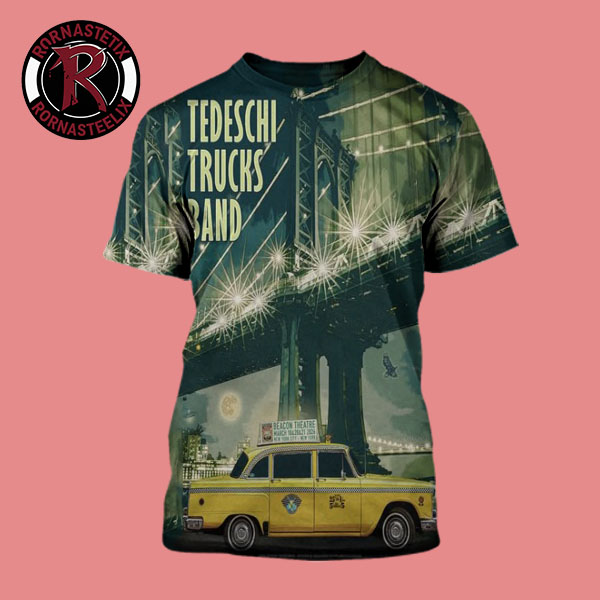 Tedeschi Trucks Band Event Show Week 2 At Beacon Theatre On March 18-21 2026 New York City All Over Print Shirt Tedeschi Trucks Band Event Show Week 2 At Beacon Theatre On March 18-21 2026 New York City All Over Print Shirt
