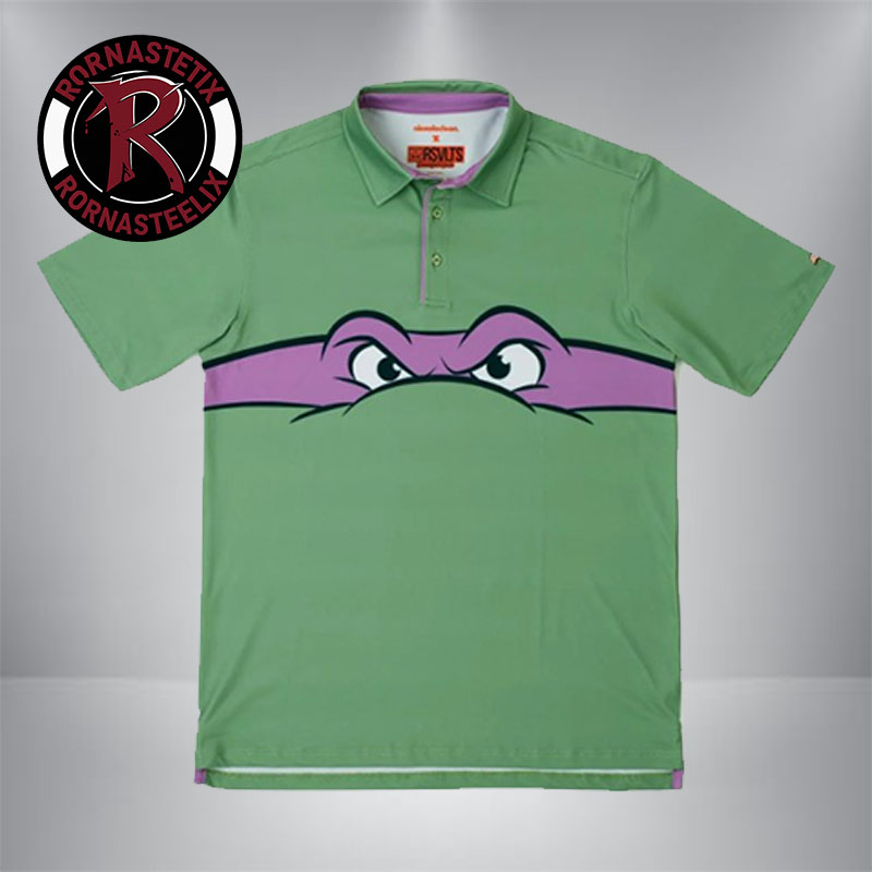 Teenage Mutant Ninja Turtles Donatello RSVLTS Polo Shirt Teenage Mutant Ninja Turtles Donatello RSVLTS Polo Shirt