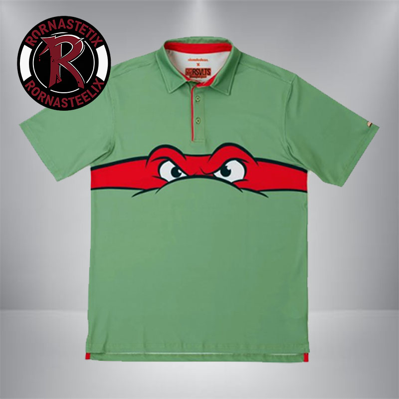 Teenage Mutant Ninja Turtles Raphael RSVLTS Polo Shirt Teenage Mutant Ninja Turtles Raphael RSVLTS Polo Shirt