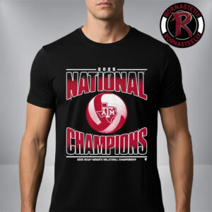 Texas A&M Champions Volleyball 2025 NCAA Women’s Volleyball Championship Unisex T-Shirt