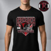 Texas Tech Red Raider Helmet Tee Big 12 Conference Champions Football 2025 Unisex T-Shirt