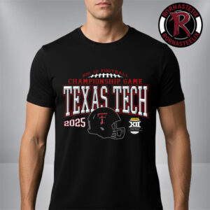 Texas Tech Red Raiders Exclusive Helmet Tee Big 12 Football Championship Bound Unisex T-Shirt