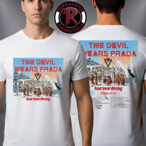 The Devil Wears Prada Spring USA Tour 2026 Schedule Tour Dates Unisex T-Shirt Two Sided