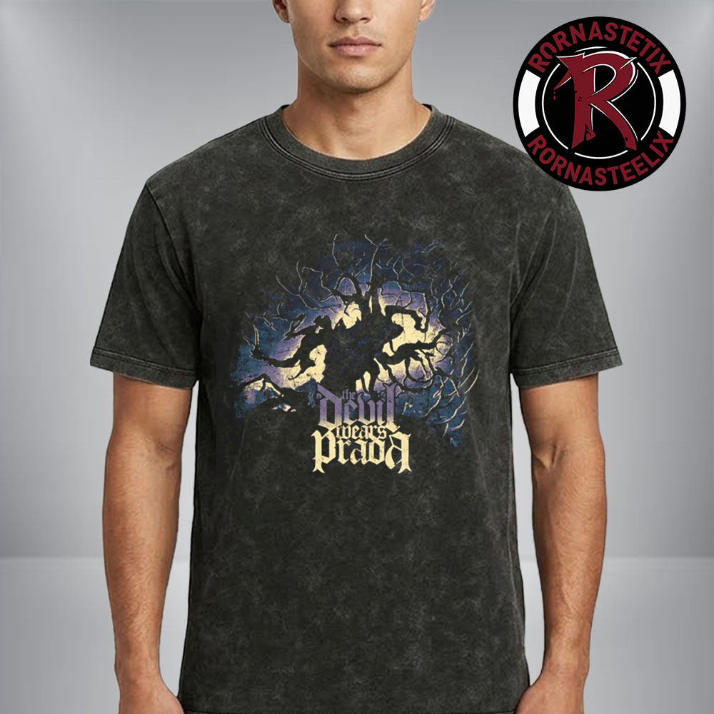 The Devil Wears Prada With Roots Above 2026 Washed T-Shirt The Devil Wears Prada With Roots Above 2026 Washed T-Shirt