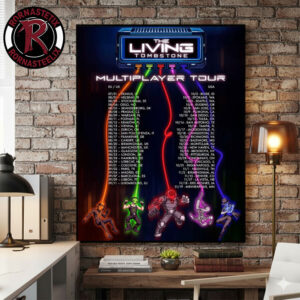 The Living Tombstone Multiplayer Tour 2026 Schedule Tour Dates Poster Canvas Decor