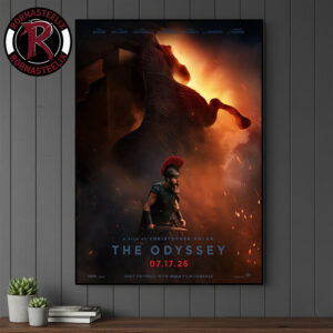 The Odyssey New Poster A Film by Christopher Nolan In Theaters July 17 2026 Poster Canvas Decor