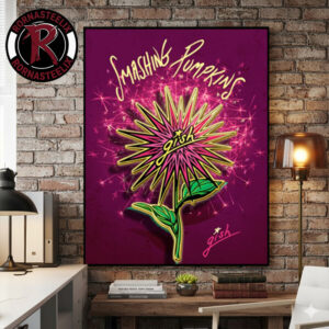 The Smashing Pumpkins Gish 35th Anniversary Flowers 2026 Poster Canvas Decor