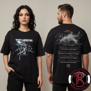 The Weeknd Europe Stadium Tour 2026 After Hours Til Dawn Schedule Tour Dates Unisex T Shirt Two Sided
