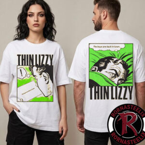 Thin Lizzy The Boys Are Back In Town Los Angeles Apparel GD1801 Unisex T Shirt Two Sided