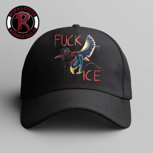 Torosaurus Latus Says FUCK ICE Hat Cap