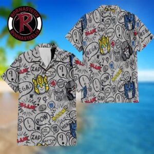 Transformers Autobots Optimus Prime Comic Art Hawaiian Shirt