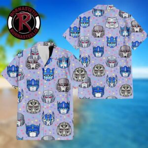 Transformers Autobots Robot Decepticons Cute Art Hawaiian Shirt